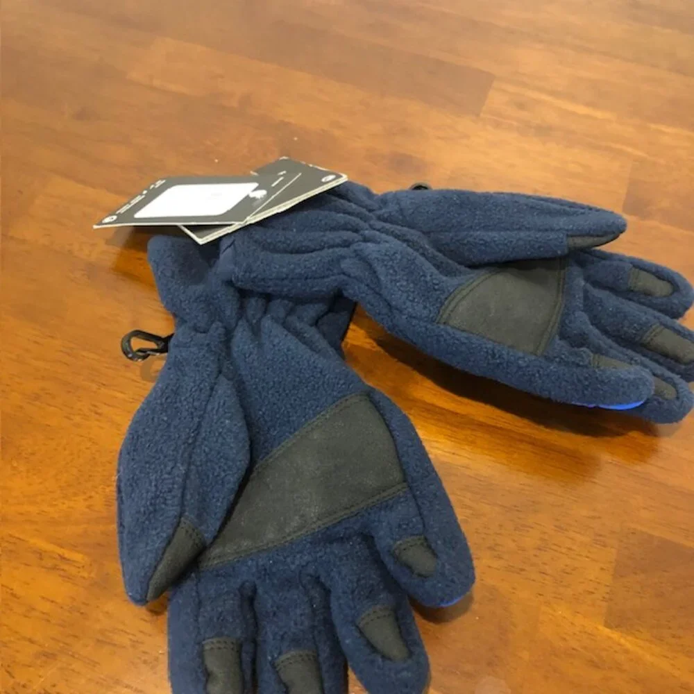 Nike Blue Two-Tone Youth Mitten Gloves NWT.